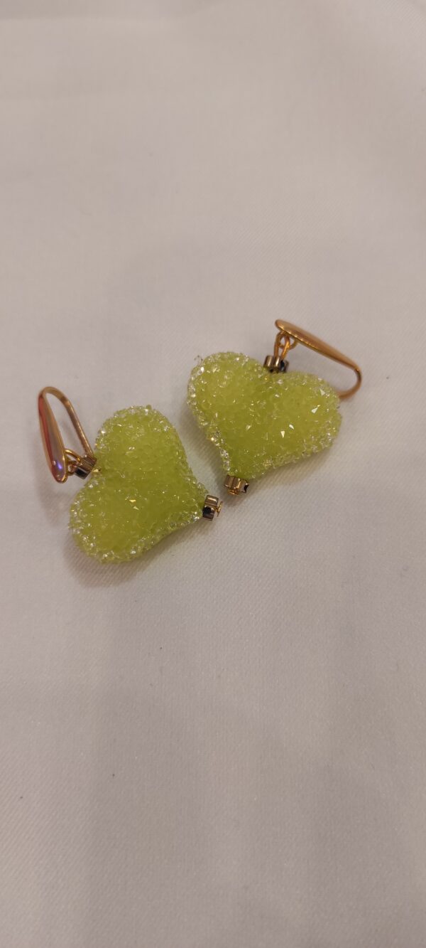 Sweet candy hearts Green